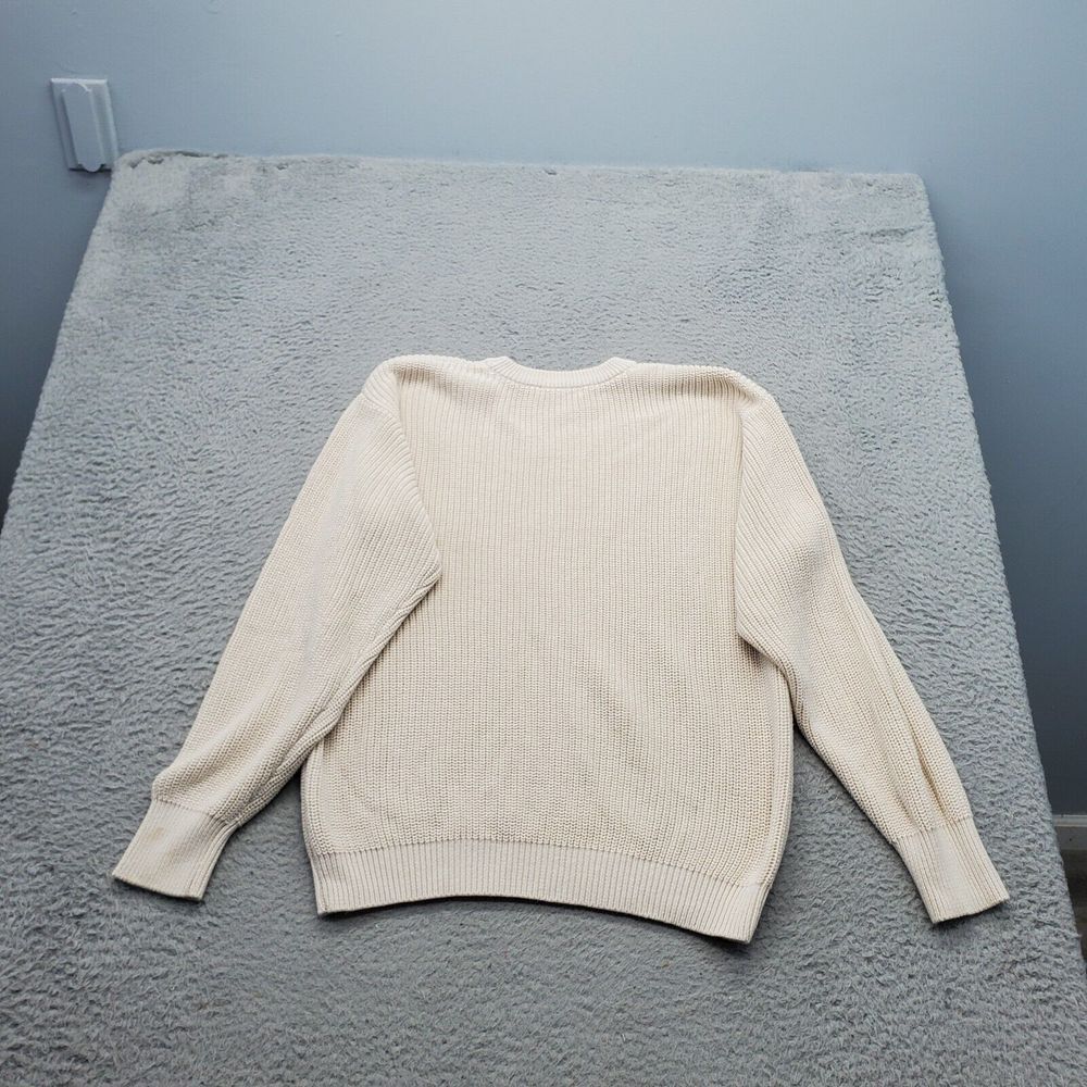Brandy Melville Sweater‎ Womens Tan Knit Long Raglan Sleeve Crew Neck Pullover - Picture 2 of 7